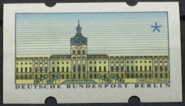 Berlin 1987 Automatenmarke OHNE Werteindruck ** Mit Rückseitiger Nr. - Abarten Und Kuriositäten