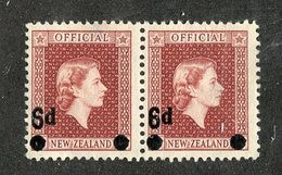 W-13240 New Zealand 1959 Sc.#O108 (*) Offers Welcome! - Dienstmarken