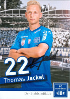 Autogramm AK Thomas Jackel FC Blau-Weiß Linz 17-18 BW SK VÖEST Kremsmünster Micheldorf 1. Wiener Neustädter SC Fußball - Autógrafos