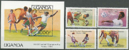 Ouganda Uganda 0397/400 Et Bf 54 Mondial Football Mexico 86 - 1986 – Mexique