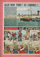 Tintin : Poster Exclusivité Tintin : Allo New-York ! Ici Londres ! - Double-page Techn. Issue Du J. TINTIN ( Voir Ph. ). - Otros Planes