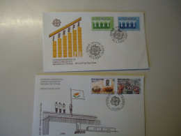 CYPRUS FDC 2 EUROPA 1984  1982 - Covers & Documents