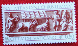 Natale Weihnachten Xmas Noel Kerst 2004 Mi 1513 Yv 1367 POSTFRIS / MNH / **  VATICANO VATICAN VATICAAN - Ongebruikt