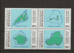 1984 MNH Micronesia Mi 1-4 Postfris** - Mikronesien