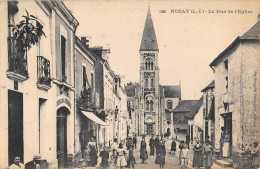 CPA 44 NOZAY / LA RUE DE L'EGLISE - Other & Unclassified