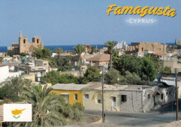 1 AK Northern Cyprus / Türkische Republik Nordzypern * Blick Auf Die Stadt Famagusta - Luftbildansicht * - Cipro