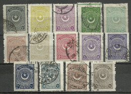 Turkey; 1923 1st Issue Star&Crescent Stamps - Gebruikt