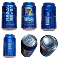1 Can 2023 Regal Seven Lager 330ml Myanmar Beer EMPTY Cans Opened Small Bottom - Lattine