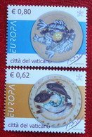 EUROPA CEPT Gastronomy 2005 Mi 1521-1522 Yv 1378-1379 POSTFRIS / MNH / ** VATICANO VATICAN VATICAAN - Neufs