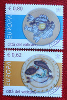 EUROPA CEPT Gastronomy 2005 Mi 1521-1522 Yv 1378-1379 POSTFRIS / MNH / ** VATICANO VATICAN VATICAAN - Unused Stamps