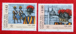 500 Years Of Swiss Guards 2005 Mi 1538-1539 Yv 1391-1392 POSTFRIS MNH ** VATICANO VATICAN VATICAAN - Unused Stamps