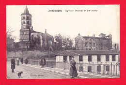 F-81-Labruguiere-01PH16  L'église Et Le Château Du XIIIème Siècle, Animation, Cpa BE - Labruguière