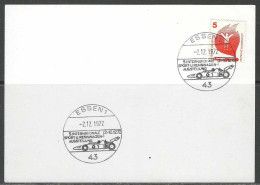 1972 - Sonderstempel - Essen 1 - 5. Internationale Sport-U-Rennwagen Ausstellung - Stempeltag 02/12/1972. - Other & Unclassified