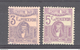 Tunisie  -  Taxes  :  Yv  49-50  ** - Timbres-taxe