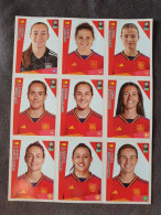 Lamina 9 Stickers Actualización ESPAÑA - Panini FIFA Women's World Cup NZ 2023  Exclusivos Revista Jugón - Trading Cards