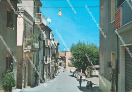 Bz461 Cartolina Riccia Via Benevento Provincia Di Campobasso Molise - Campobasso