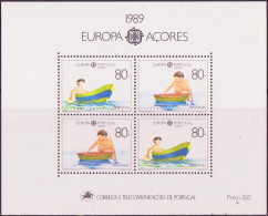 Europa CEPT 1989 Açores - Azores - Azoren - Portugal Y&T N°BF10 - Michel N°B10 *** - 1989