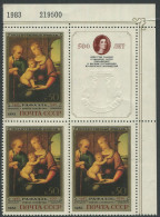 Soviet Union:Russia:USSR:Unused Stamps With Coupon Raphael 500 Years, 1983, MNH, Corner - Religione