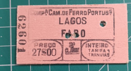 PORTUGAL TRAIN TICKET 62601 - Europe