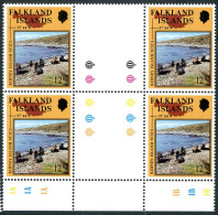 FALKLAND - YVERT 530 A 533 EN BLOC DE 4 INTERPANNEAU - SANS CHARNIERE - Islas Malvinas