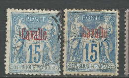 CAVALLE N° 5 Et 5a  OBL  / Used - Used Stamps