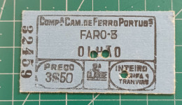 PORTUGAL TRAIN TICKET 32459 - Europe