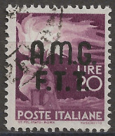 TZA13U3 - 1947/48 Trieste Zona A, Sassone Nr. 13, Francobollo Usato Per Posta °/ - Used