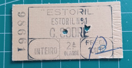 PORTUGAL TRAIN TICKET 98661 - Europa