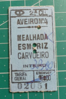 PORTUGAL TRAIN TICKET 02051 - Europa