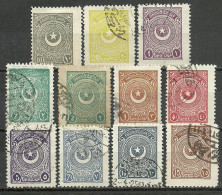 Turkey; 1924 2nd Star&Crescent Issue Stamps(Complete Set) - Oblitérés