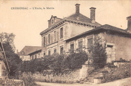 CPA 46 CRESSENSAC / L'ECOLE / LA MAIRIE - Sonstige & Ohne Zuordnung