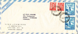 Argentina Air Mail Cover Sent To Denmark 3-8-1967 Topic Stamps The Cover Is Opened On 3 Sides - Luftpost