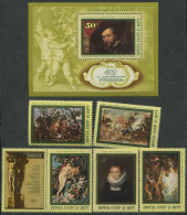 Soviet Union:Russia:USSR:Unused Stamps Serie With Block, Rubens 400 Years, 1977, MNH - Rubens