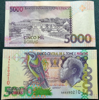 San Tome And Principe 5000 Cloras, 2004 P-65C - Sao Tomé Et Principe