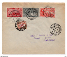 1926 Napoli/Palermo Del 7 Aprile - Aerogramma Volo Inaugurale - Storia Postale (Posta Aerea)