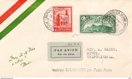 1932 (San Marino) Roma/Sirte Del 15.2.32 - Aerogramma Del Volo - Storia Postale (Posta Aerea)