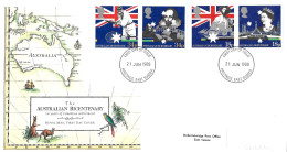 1988 Australia Addressed FDC Tt - 1981-90 Ediciones Decimales