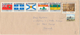 Canada Cover Sent To Denmark 1999 Topic Stamps - Lettres & Documents