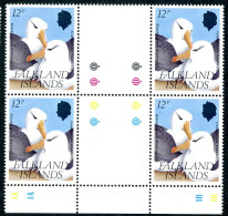 FALKLAND - YVERT 540 A 543 EN BLOC DE 4 INTERPANNEAU - SANS CHARNIERE - Islas Malvinas