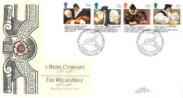 1988 Welsh Bible (2) Addressed FDC Tt - 1981-1990 Dezimalausgaben