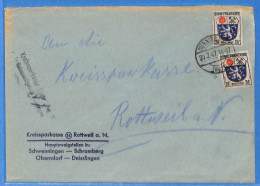 Allemagne Zone Française 1947 - Lettre De Dunningen - G30132 - Andere & Zonder Classificatie