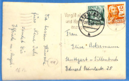 Allemagne Zone Française 1948 - Carte Postale De Reutlingen - G30127 - Otros & Sin Clasificación