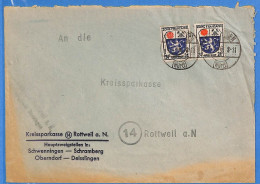 Allemagne Zone Française 1946 - Lettre De Dunningen - G30129 - Altri & Non Classificati