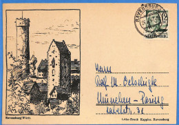 Allemagne Zone Française 1947 - Carte Postale De Ravensburg - G30121 - Sonstige & Ohne Zuordnung