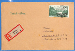 Allemagne Zone Française 1947 - Lettre Einschreiben De Mainz - G30105 - Sonstige & Ohne Zuordnung