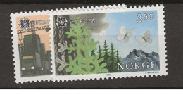 1986 MNH Norway, Mi 946-47 Postfris** - Unused Stamps