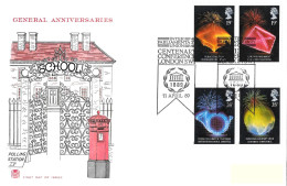 1989 Anniversaries Addressed FDC Tt - 1981-1990 Decimal Issues