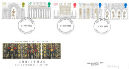 1989 Christmas Addressed FDC Tt - 1981-1990 Em. Décimales