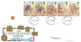 1989 Lord Mayor Addressed FDC Tt - 1981-90 Ediciones Decimales
