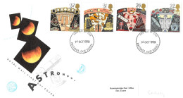 1990 Astronomy (2) Addressed FDC Tt - 1981-1990 Decimale Uitgaven